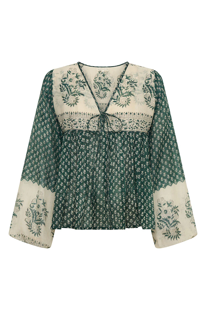 Rooh Blouse ~ Pine - Image 8