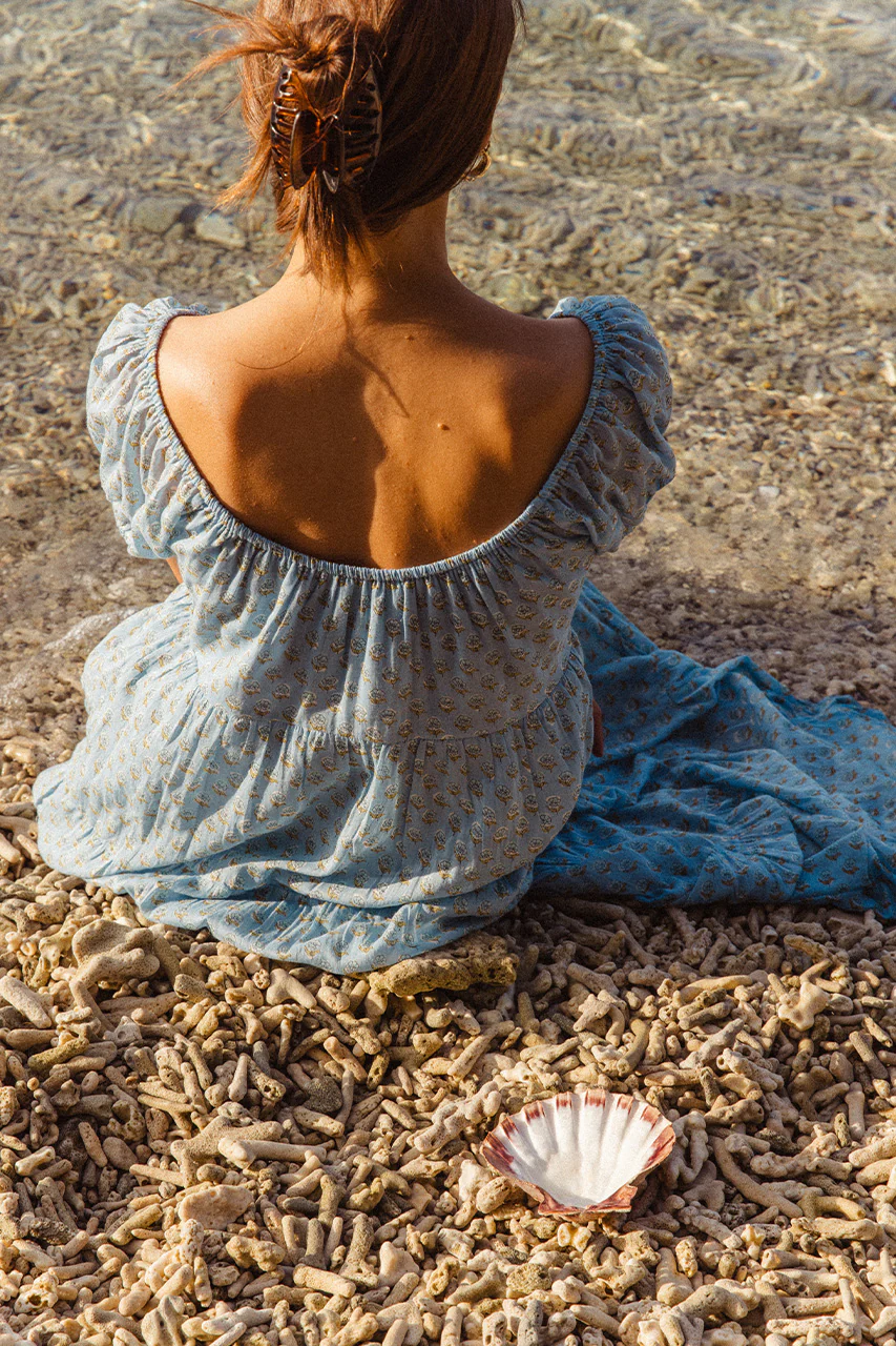 Sita Maxi Dress ~ Bluebell - Image 9