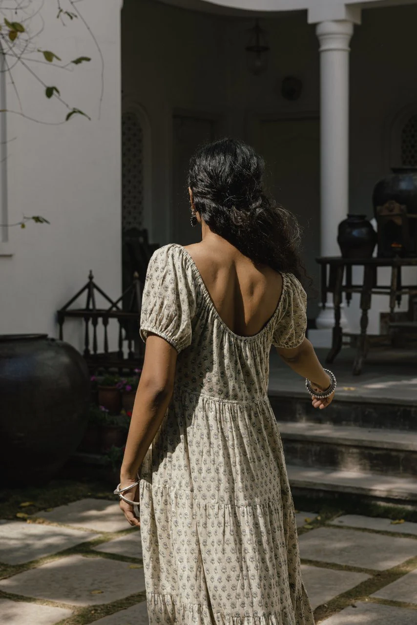 Sita Maxi Dress ~ Green Lily - Image 10