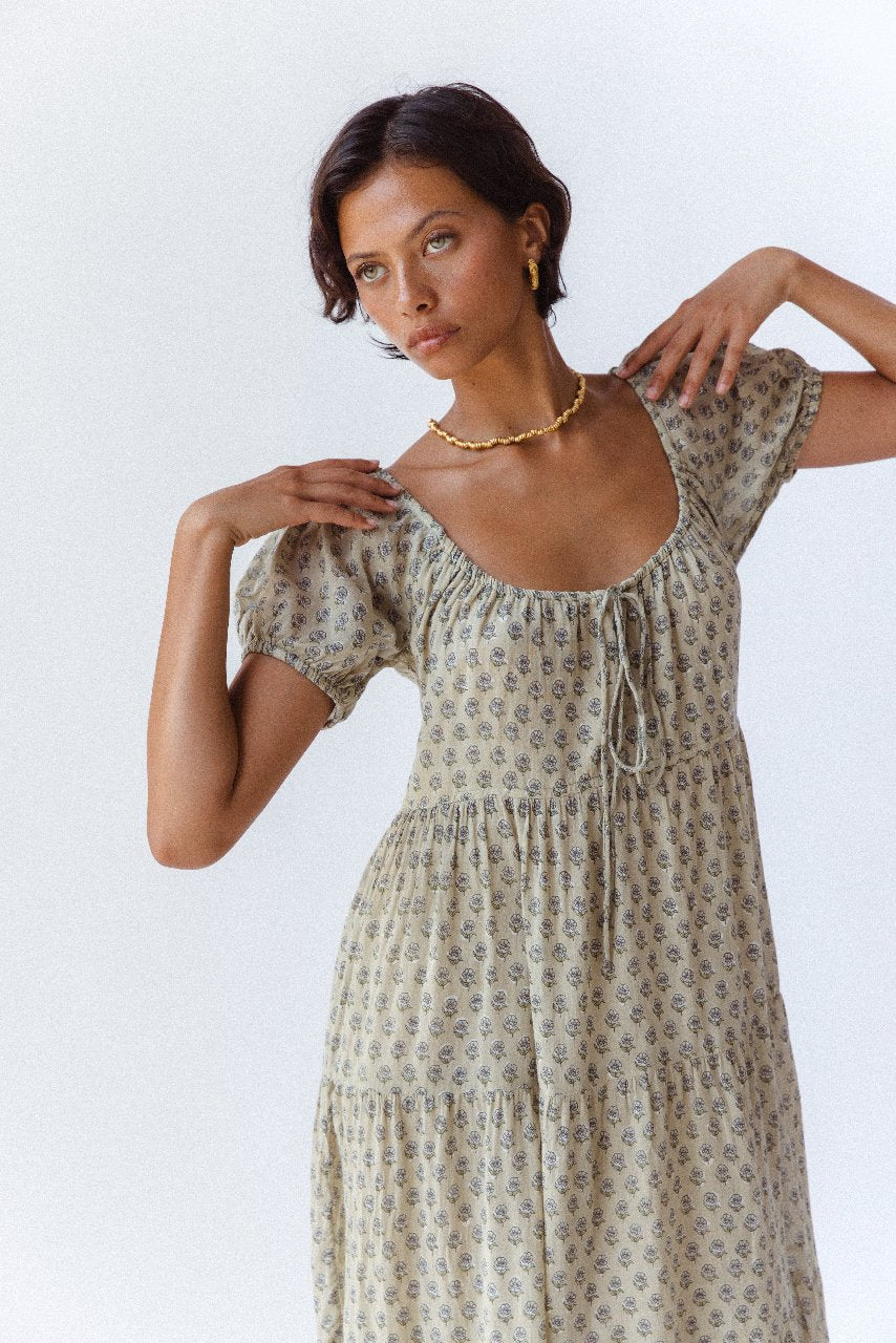 Sita Maxi Dress ~ Green Lily - Image 6