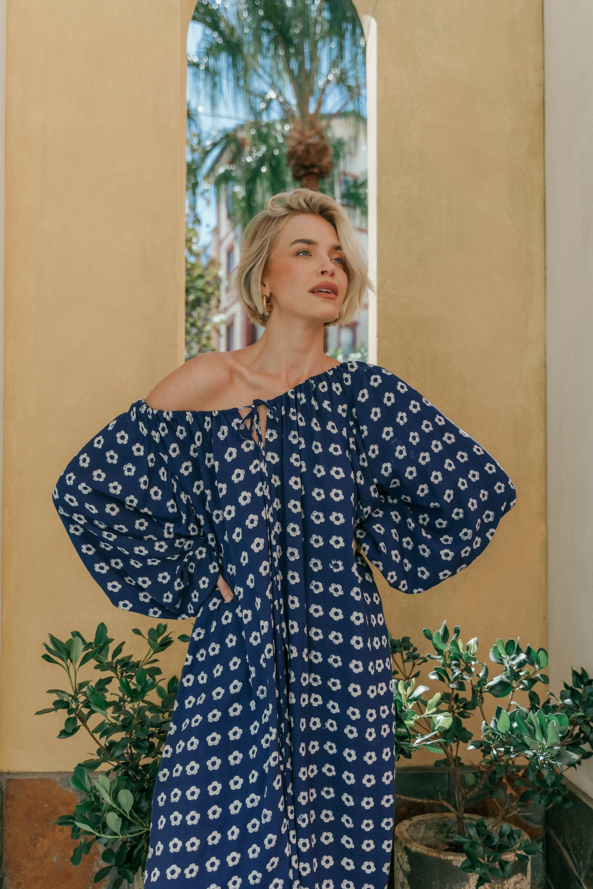 Zahra Midi Dress ~ Indigo - Image 7